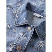 NAME IT Denim Jakke Harper Light Blue Denim Anglaise